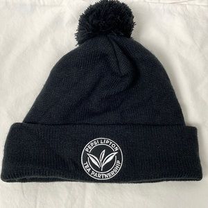 Sport-Tek Black Pepsi Lipton Tea Pom Pom Beanie - One Size